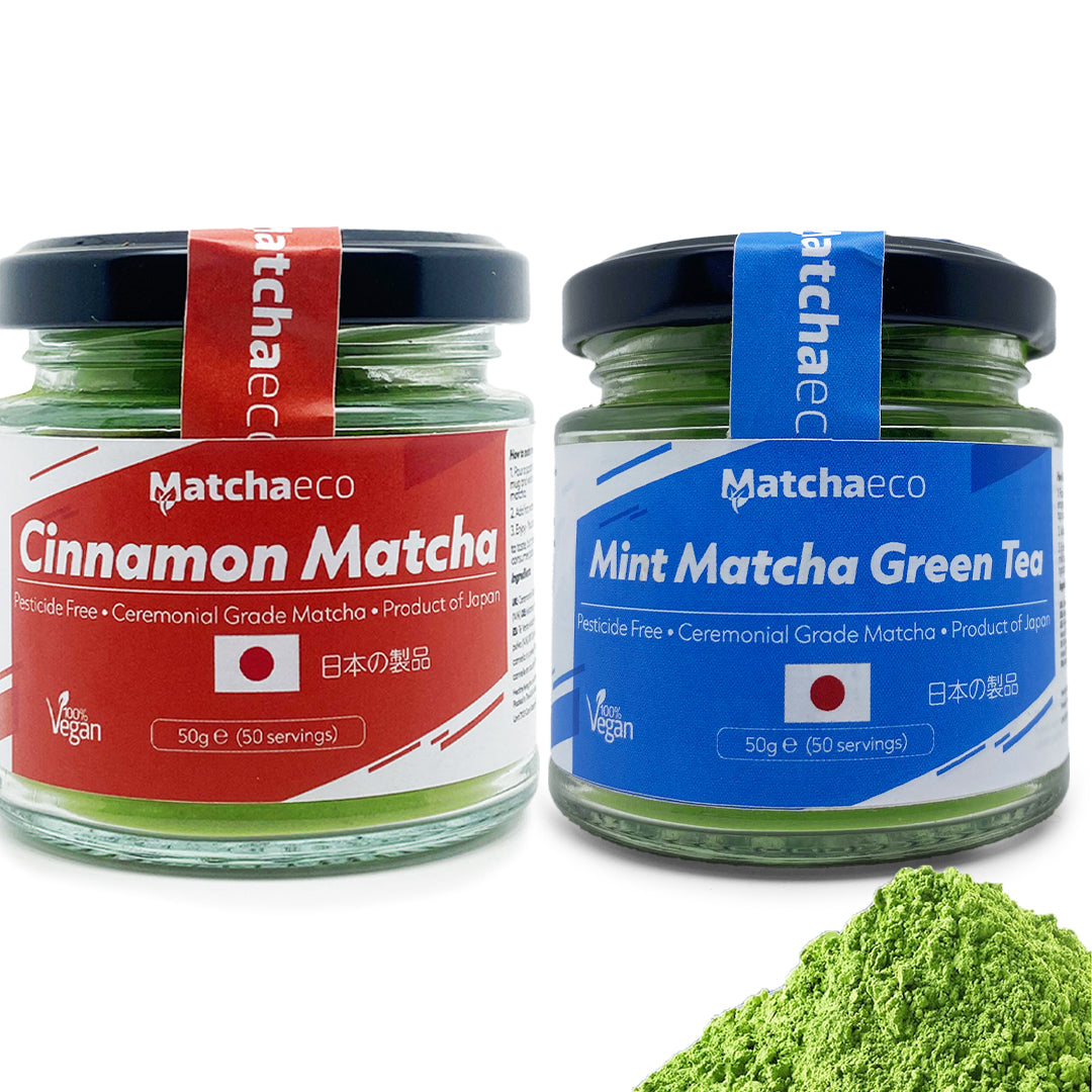 Mint Duo matochaeco matcha
regular matcha cinnamon
