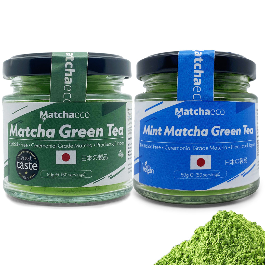 Mint Duo matochaeco matcha
regular matcha
