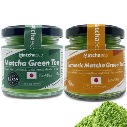 Turmerict Duo matochaeco matcha
regular matcha
