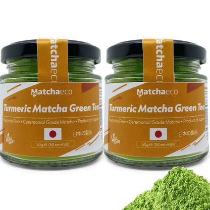 Turmeric matcha green tea poweder