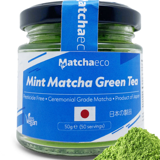 matchaeco 50g matcha green tea powder mint