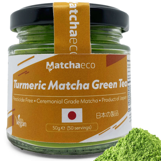 Turmeric matcha green tea poweder